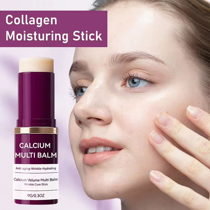 Calcium Volume Multi Balm Korean Skincare Stick Face & Eye Cream Collagen Deep Moisturizing Anti-Wrinkle Face Care Product